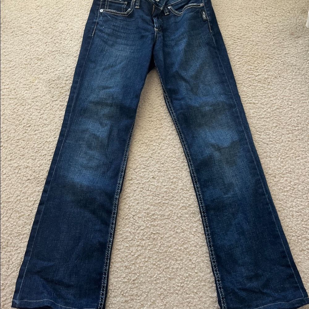 Silver Jeans Semi-Bootcut jeans, dark wash